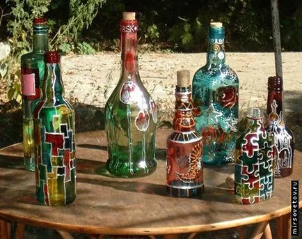 стъкло боядисани стъклопис бои