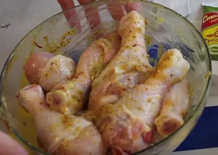 Шишчета от пиле 7-вкусните маринати за пиле, месото беше меки