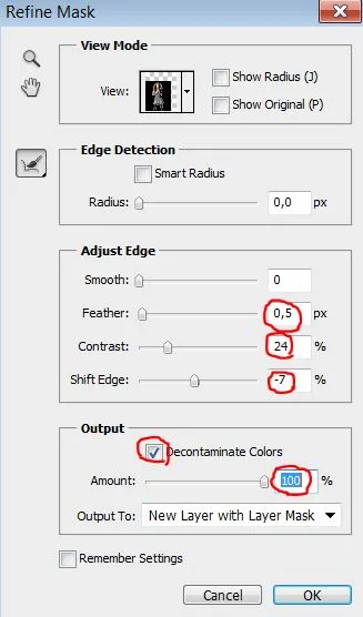 Комплекс избор на косата в продължение на 5 минути в Photoshop CS5