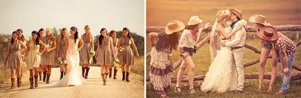 сватба на открито - идеи и пример за фотосесия на сватба, снимки