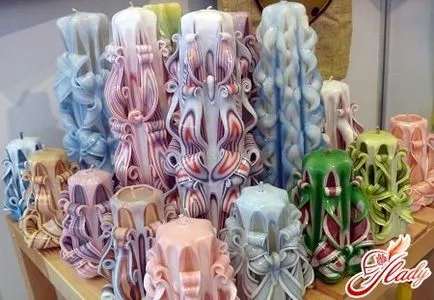 Свещи с ръцете си майсторски клас на гел свещи, восък, декоративни - рецепти и снимки