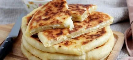 Тесто за khachapuri - грузински рецепти с кисело мляко, кисело мляко, мая и вода