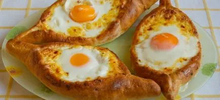 Тесто за khachapuri - грузински рецепти с кисело мляко, кисело мляко, мая и вода
