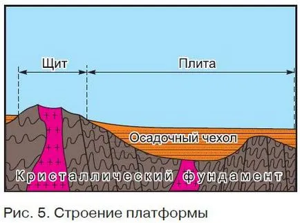 Тектоничните структурата на кората