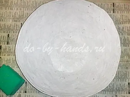 Plate папие-маше с ръцете си