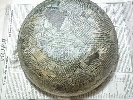 Plate папие-маше с ръцете си