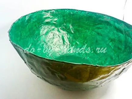 Plate папие-маше с ръцете си