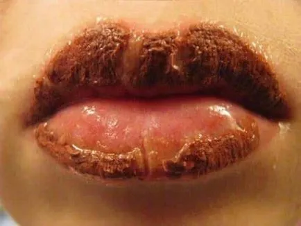 Lip татуировка засенчване с и без изгледи, снимка, ревюта