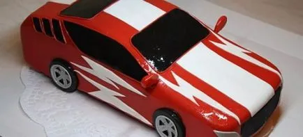 Cake - машината - ръцете на мастика у дома