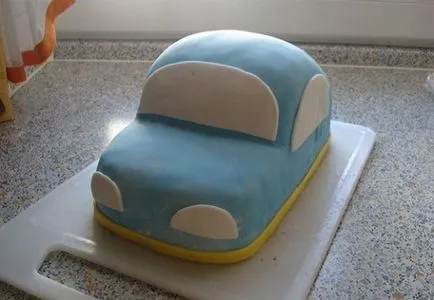 Cake - машината - ръцете на мастика у дома