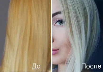 Тонизираща косата след боядисване (снимка)