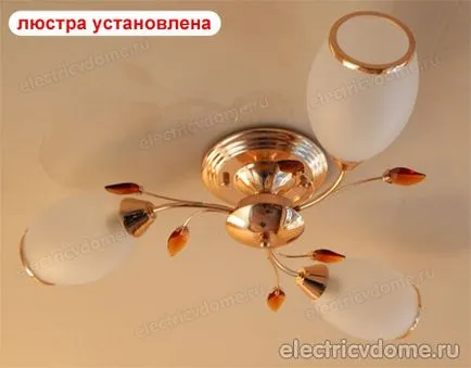 Инсталиране на полилеите с ръцете си