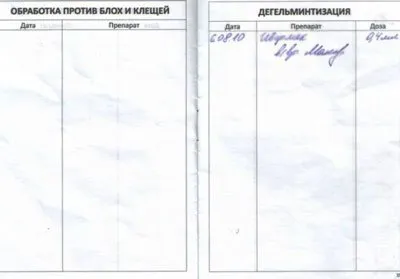 Ветеринарен сертификат за кучета