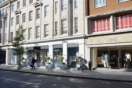 Vip магазини на Лондон, бутици, магазини в Harrods, Selfridges, знаят в чужбина