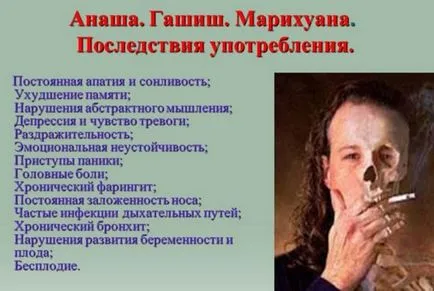 Вредите от тютюнопушенето хашиш ефект