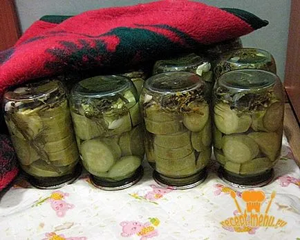 Хрупкави тиквички, консерви за зимата