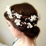 Barrettes, цветя за коса, цветна шнола