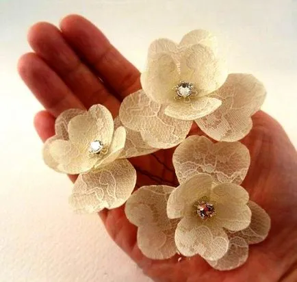 Barrettes, цветя за коса, цветна шнола