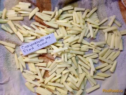 Пържени картофи с хрупкава коричка рецепта със снимка