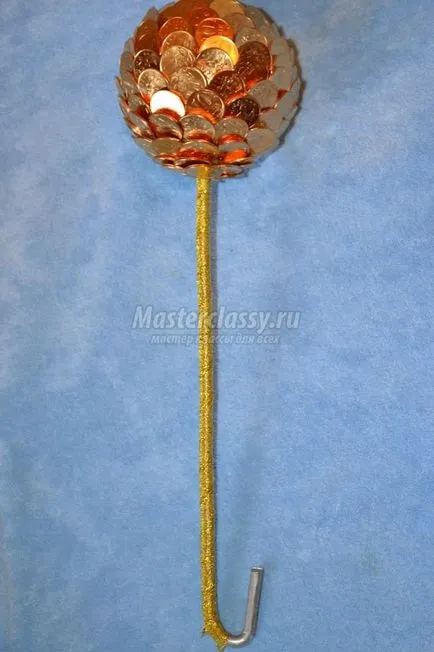 Golden Tree на монети майсторски клас със стъпка по стъпка снимки