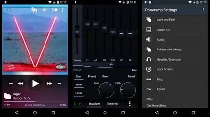 5-добрият музикален плейър за Android