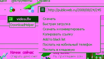 Архив на блога - Как да изтеглите поточно видео с помощта на DownloadHelper - един