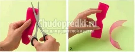 Носа на сатенена панделка с ръцете си най-добрите идеи с стъпка по стъпка снимки
