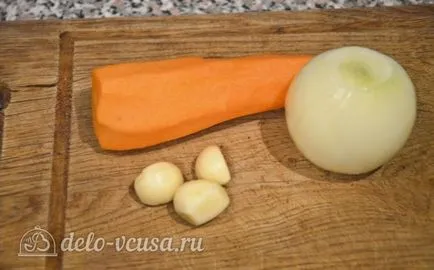 Патладжан пълнени със зеленчуци рецепта със снимка - стъпка по стъпка готвене патладжан лодки