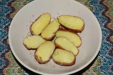 Бързо печен картоф в микровълновата - колко вкусни печени картофи в микровълнова фурна в кожите им,