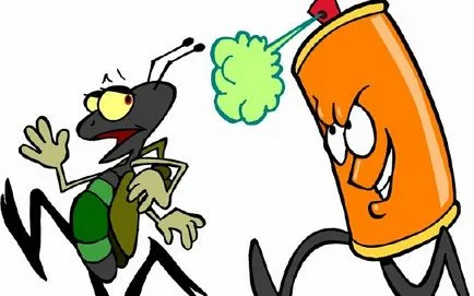 Както плоски мухи на дисплея (Simuliidae) Как да се оттегли от мушиците апартамент