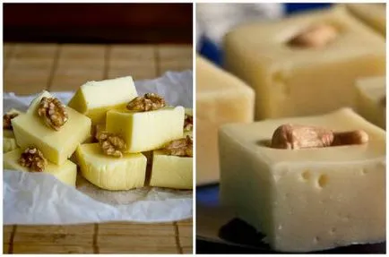 Burfi--добрите рецепти на индийските млечни бонбони