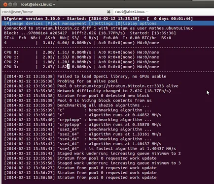 Какво е добив, тъй като Mein Bitcoin, linuxspace