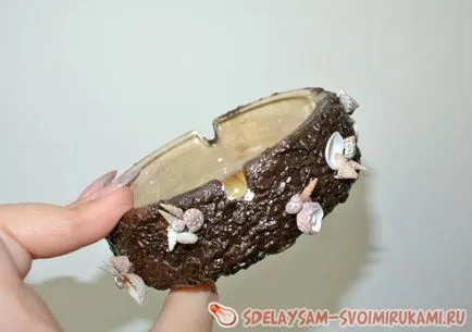 Украса на пепелника, майсторски клас с ръцете си (им) Украса на пепелника, майсторски клас със собствените си ръце
