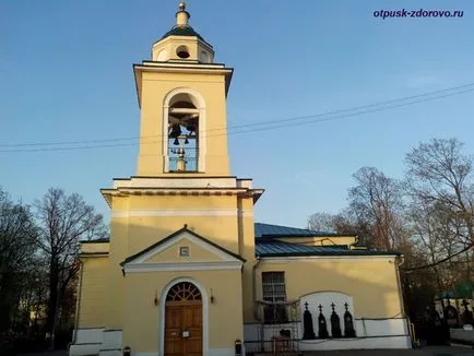Danilovskoe гробище гроба матрона и храмът на Петдесетница