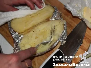 Начало троха-картофи, fotoretsept с подробно описание на (шунка) Начало троха-картофи, fotoretsept с подробно описание на