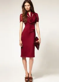 Как да вратовръзка лък на рокля