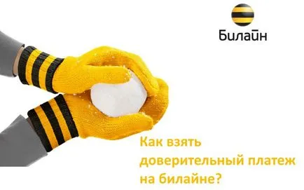 Как да приемате плащане на доверието на Beeline - е отговорът
