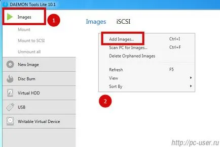 Как да горят ISO образ на изображението на диска, за да монтирате в Daemon Tools