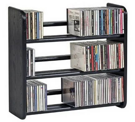 Къде да съхранявате CD и DVD-дискове 120 идеи за всеки вкус и Рафтоносачи за снимка