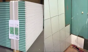 Как да положи плочките в банята