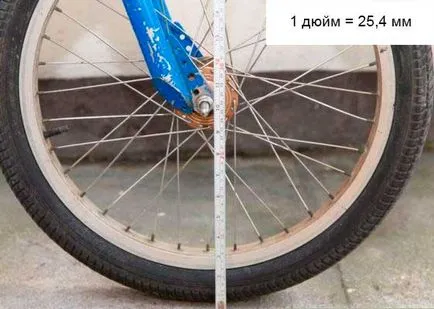 Как да се измери колелото на велосипеда
