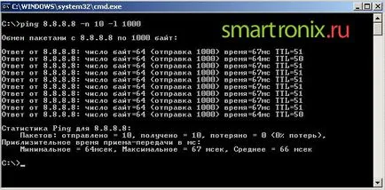 Командата пинг пинг как да се провери - проверка на пинг интернет