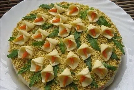 Начинът, по който се организира салата вкусно дома - стъпка по стъпка рецепти със снимки