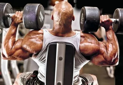 Как да се изгради раменете у дома бързо с дъмбели (рамене) Как да се изгради раменете у дома бързо с гири