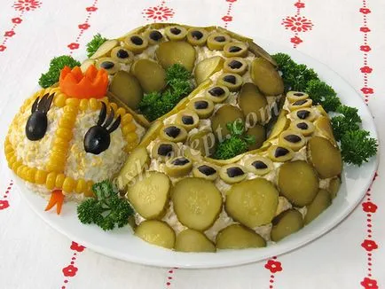 Начинът, по който се организира салата вкусно дома - стъпка по стъпка рецепти със снимки