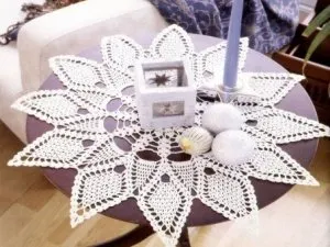 Както колосана салфетка, плетени на една кука, като у дома си