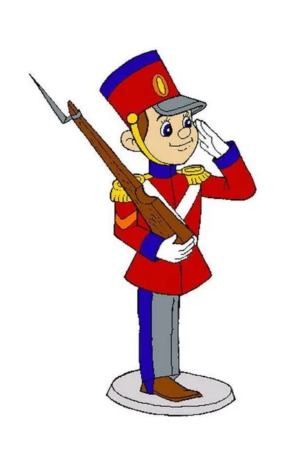 Как да се направи молив калай войник в етапите
