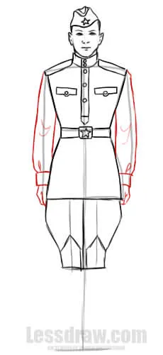 Как да се направи един войник постепенно молив, lessdraw