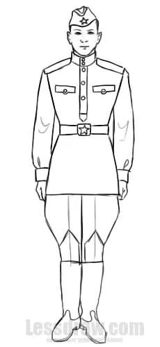 Как да се направи един войник постепенно молив, lessdraw