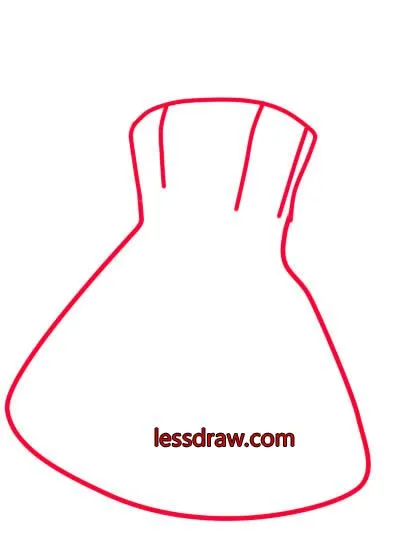 Как да се направи рокля на етапи, lessdraw